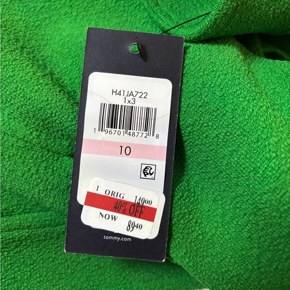 New with Tag! Tommy Hilfiger Green with Gold Buttons! - Picture 6 of 6